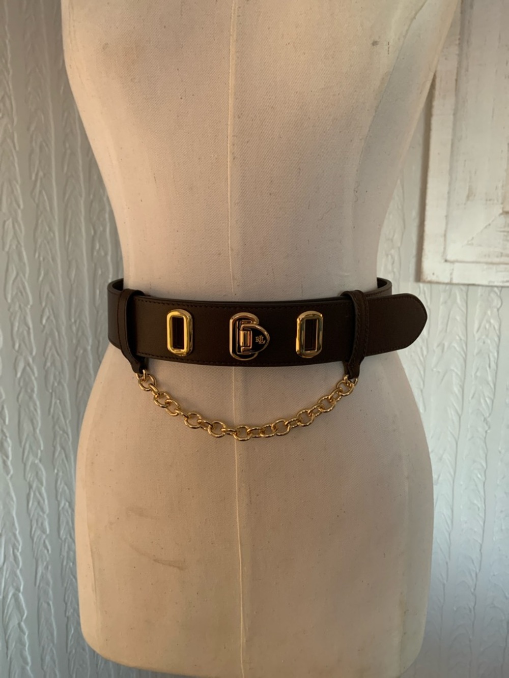 Ralph Lauren brown leather belt